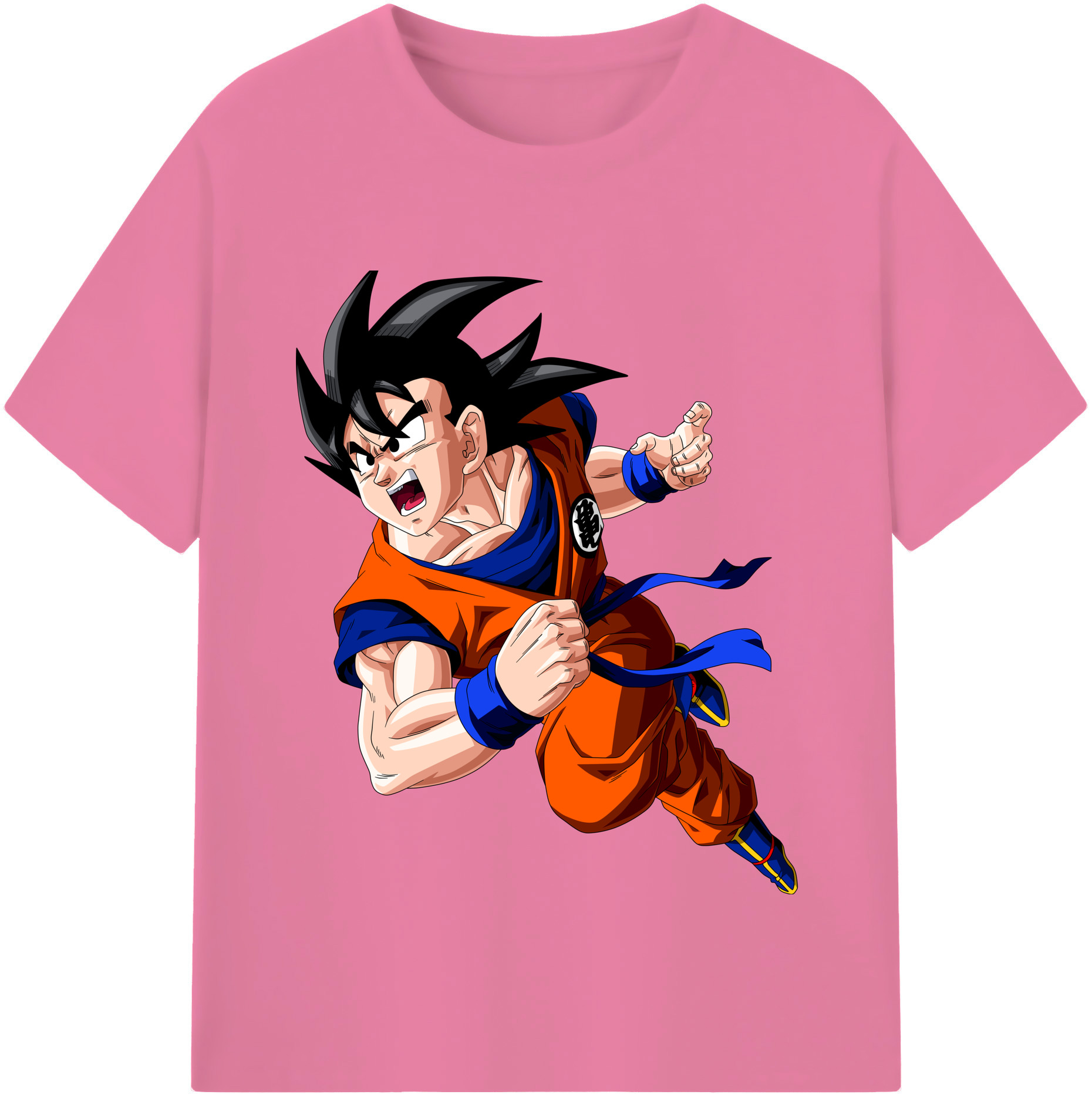 （画像用） ドラゴンボール 孫悟空（そん ごくう）Son Goku カカロット DRAGON BALL Kakarotto 綿100％半袖Tシャツ（フロントプリント）